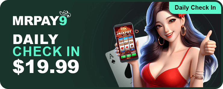 MrPay9 - Daily Check in Bonus - Online Casino - Australia, Malaysia, Asian